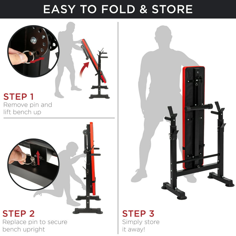 Adjustable Folding Weight Bench