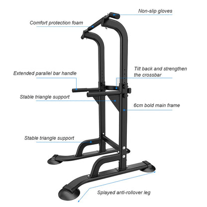 Power Tower: Pull Up Bar & Dip Station