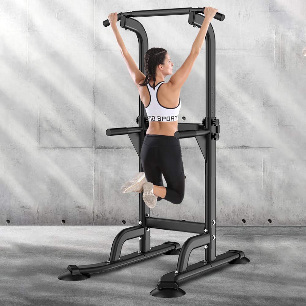 Power Tower: Pull Up Bar & Dip Station